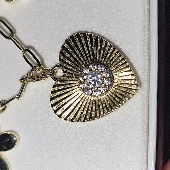 Jennifer Miller PEARL & MULTI CHARM NECKLACE
